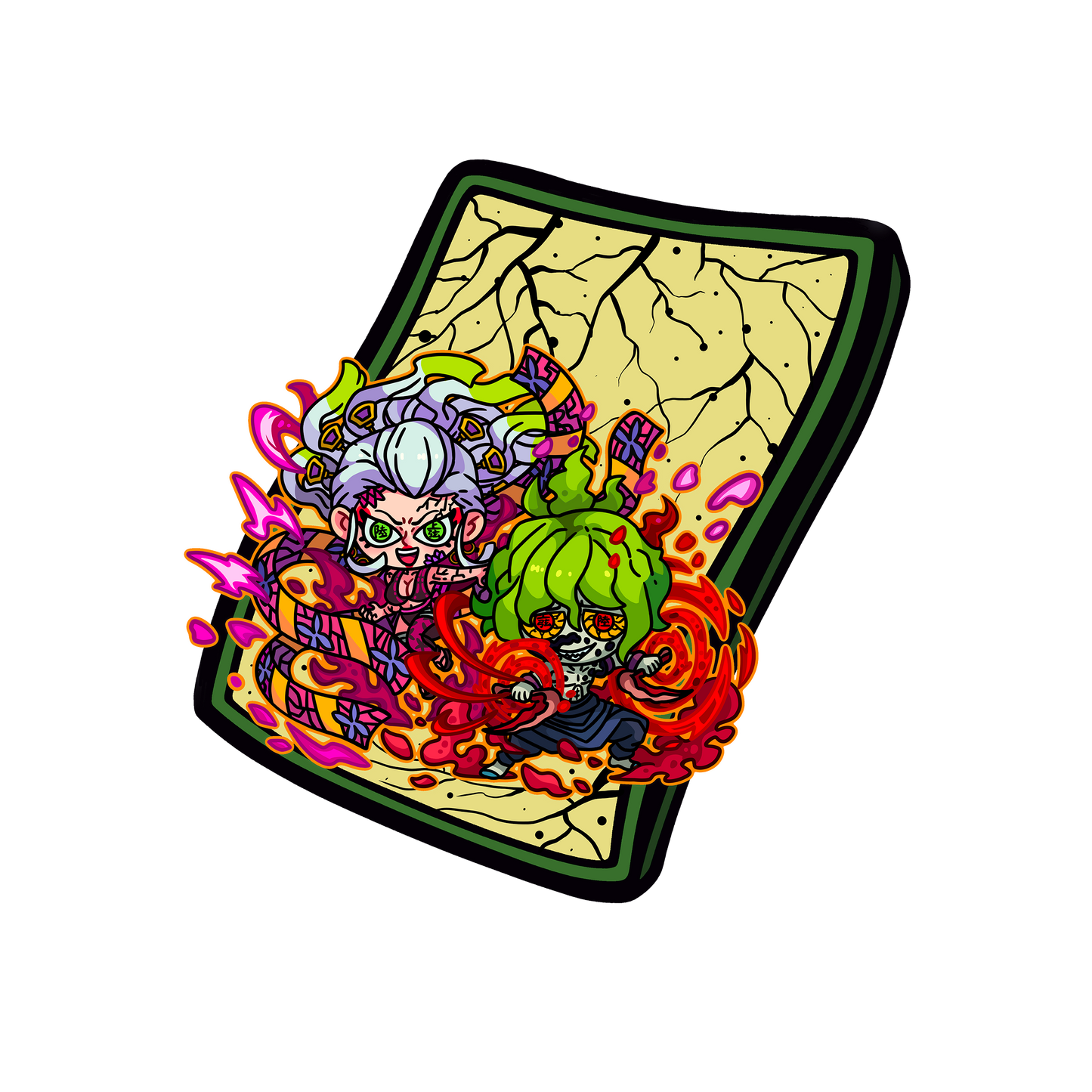 Gyutaro & Daki Acrylic Magnet