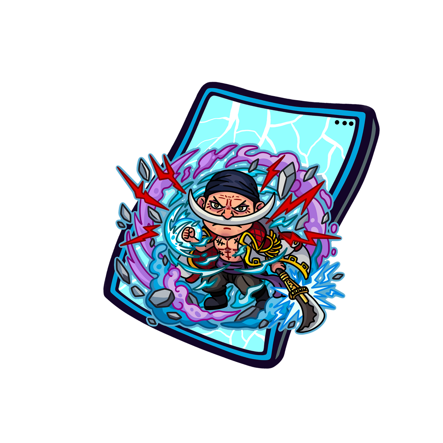 Whitebeard Acrylic Magnet