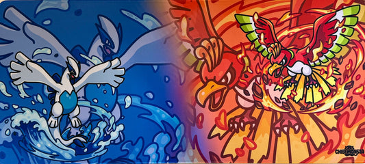 Lugia & Ho-Oh Elemental Clash Playmat