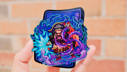 Blackbeard Acrylic Magnet
