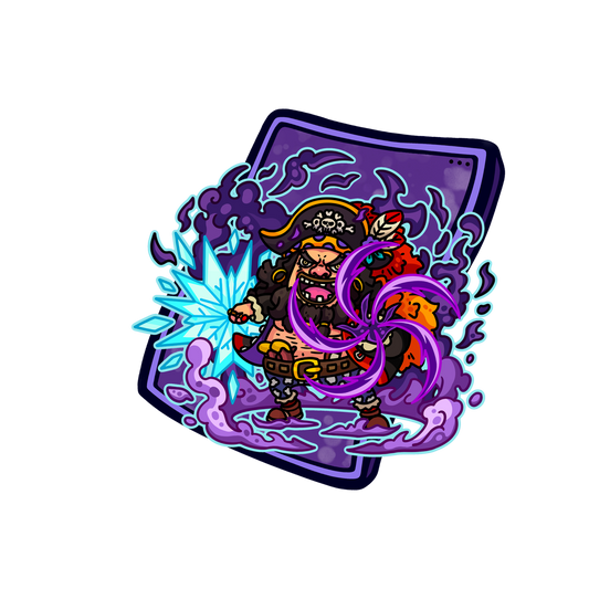Blackbeard Acrylic Magnet